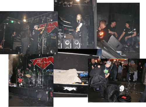 The crew springs into action...