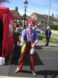 Juggling clown ~ it's a 'yes' from me!