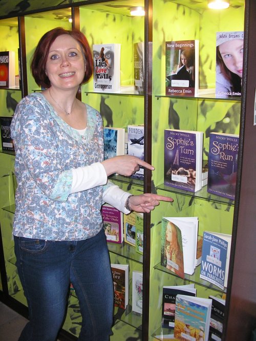 Woohoo! I am ON THE SHELF!