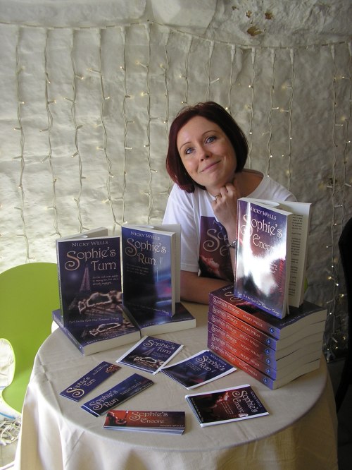 Setting up ~ prime position by the entrance. Nice job!