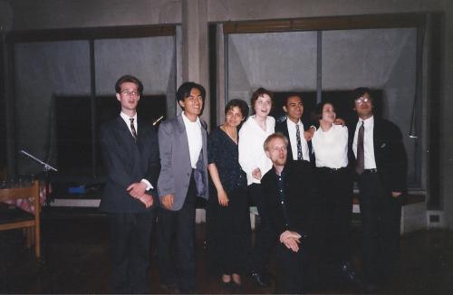 Singing in the College choir. If I hadn't dipped my toes in here, I'd never have met Jon three years later!