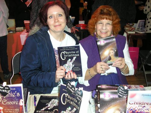 Two happy authors: Nicky and Lyn!