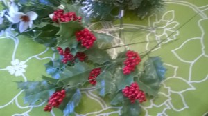 Ingredient 3: Holly. Let there be holly!