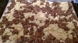 Yum! I wish I could share the sweet scent of buttery chocolaty crumbles!