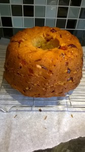 One Guglhupf, slightly smaller than anticipated.